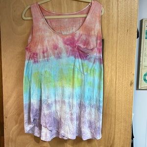 Grace and lace custom made tie-dyed tanka size medium